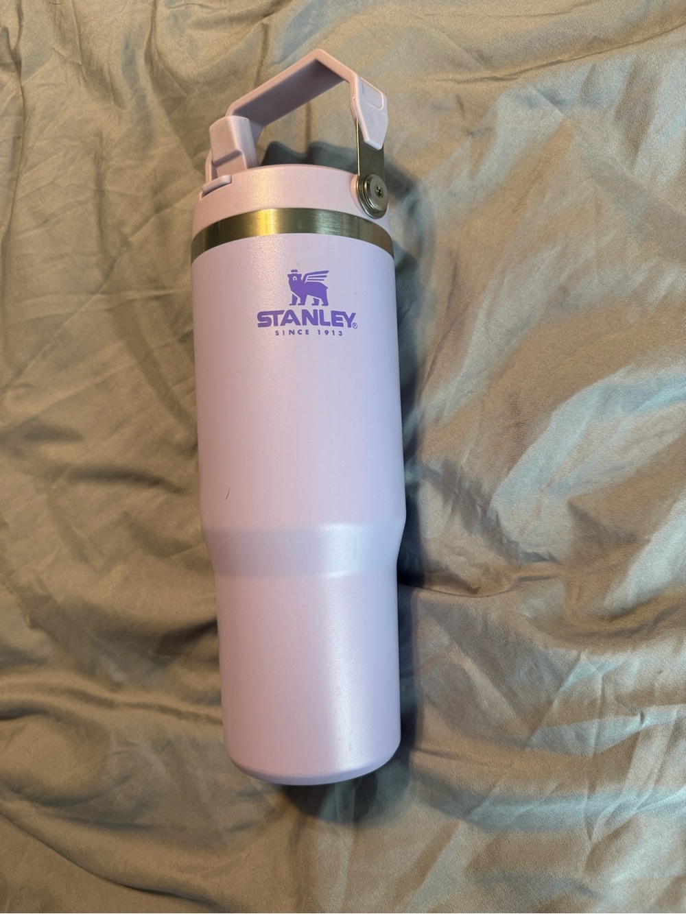 Stanley Lilac Travel Tumbler with Carry Handle